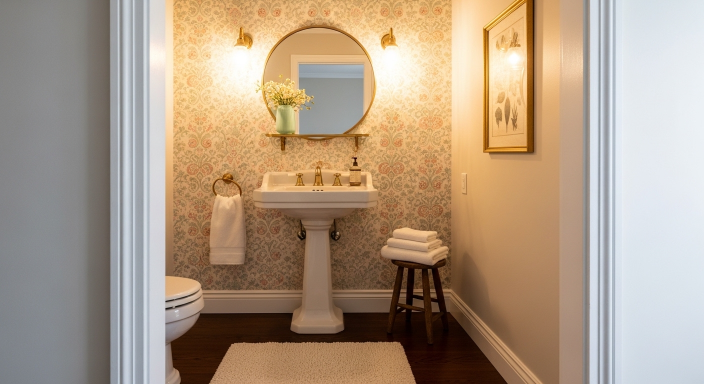 Floral Wallpaper Accents