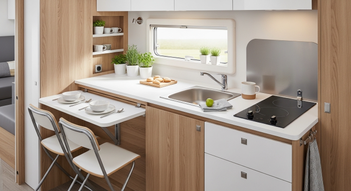 Foldable Dining Setup