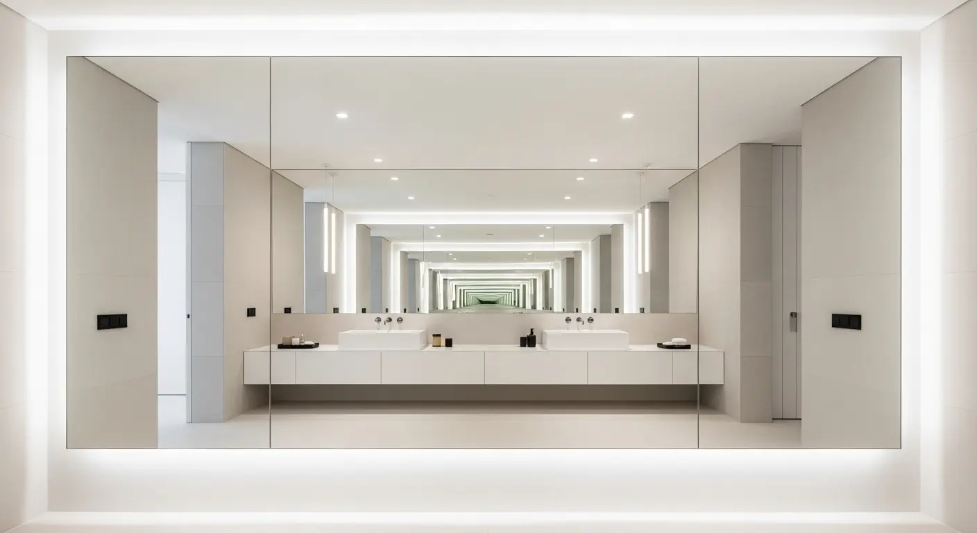 Frameless Mirrors for Modern Touch