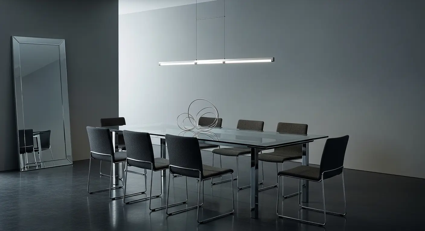 Glass and Metal for a Contemporary Look