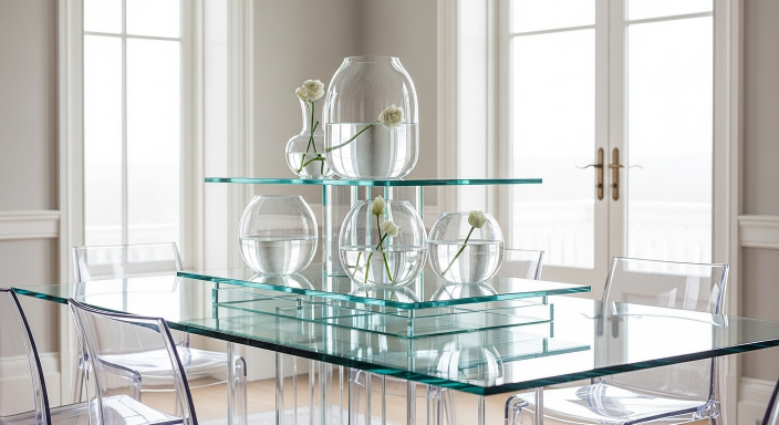 Glass-on-Glass Decor Theme