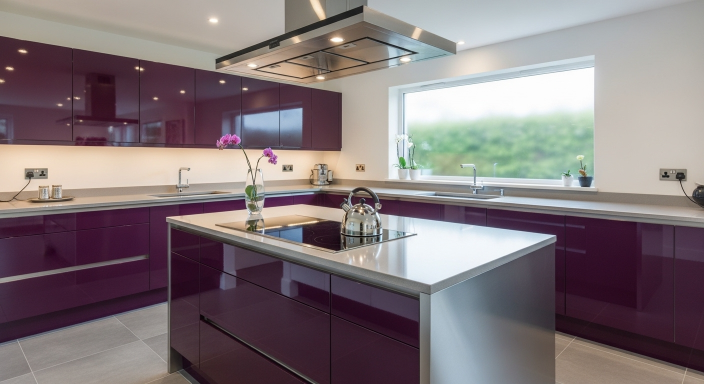 Glossy Purple Finish