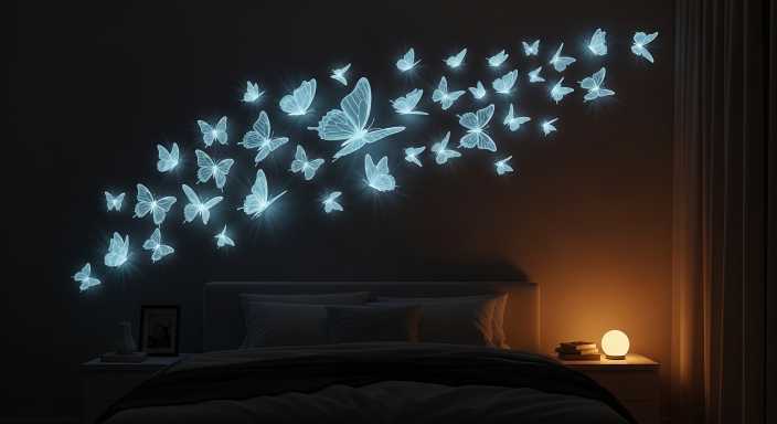 Glow-in-the-Dark Butterfly Decor