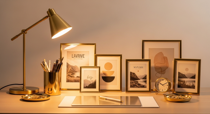 Gold or Metallic Accents