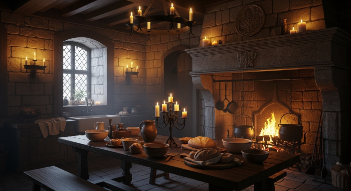 Gothic Candle Wall Lights