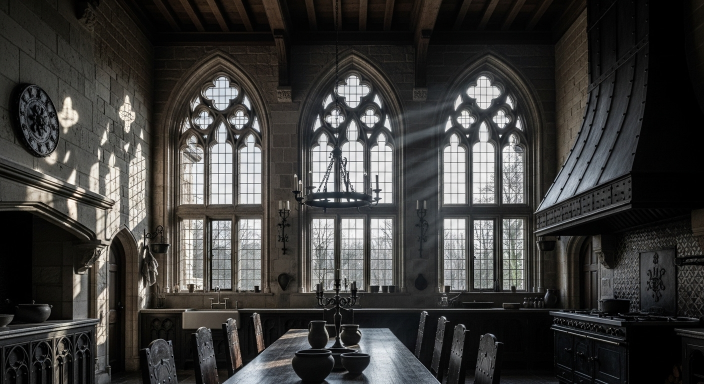 Gothic Window Lighting Effects