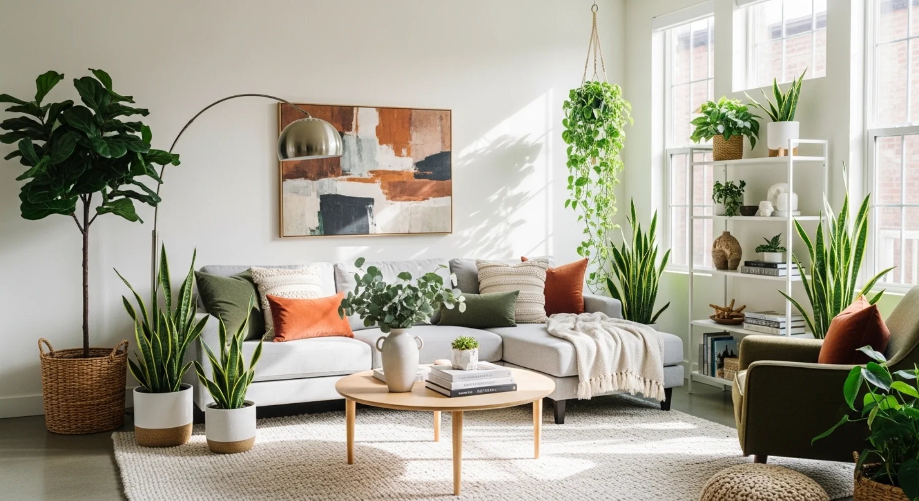 Green Plant Filled Space