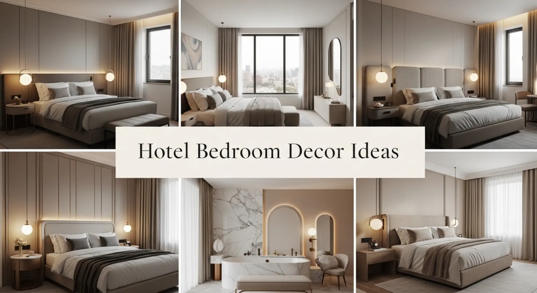 Hotel Bedroom decor ideas