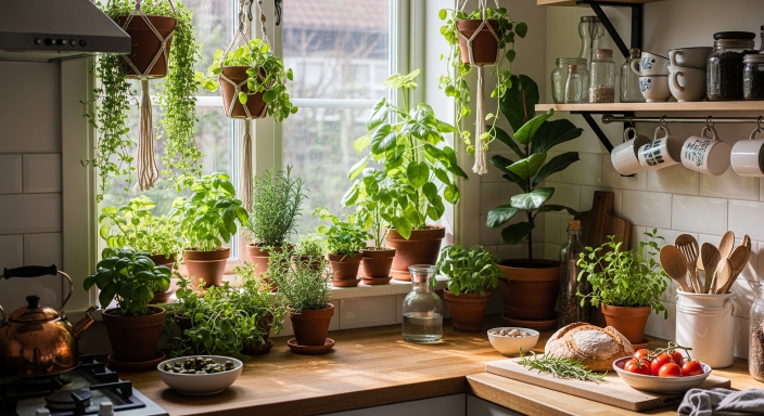 Indoor Plants and Herbs