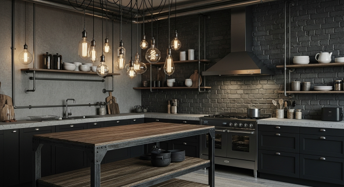Industrial Gothic Lighting Mix
