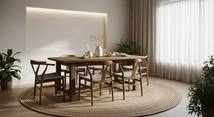 Jute or Natural Fiber Rug