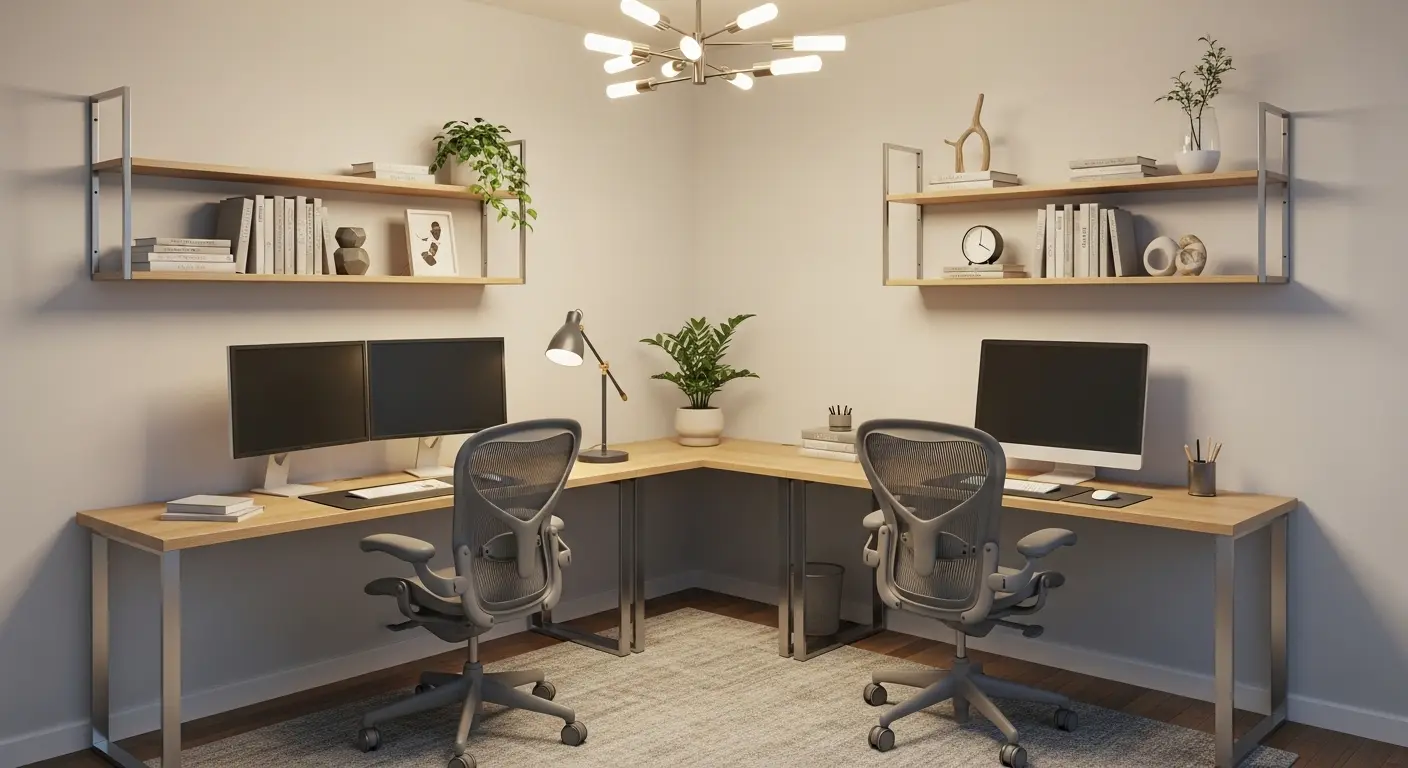 L-Shaped Corner Office