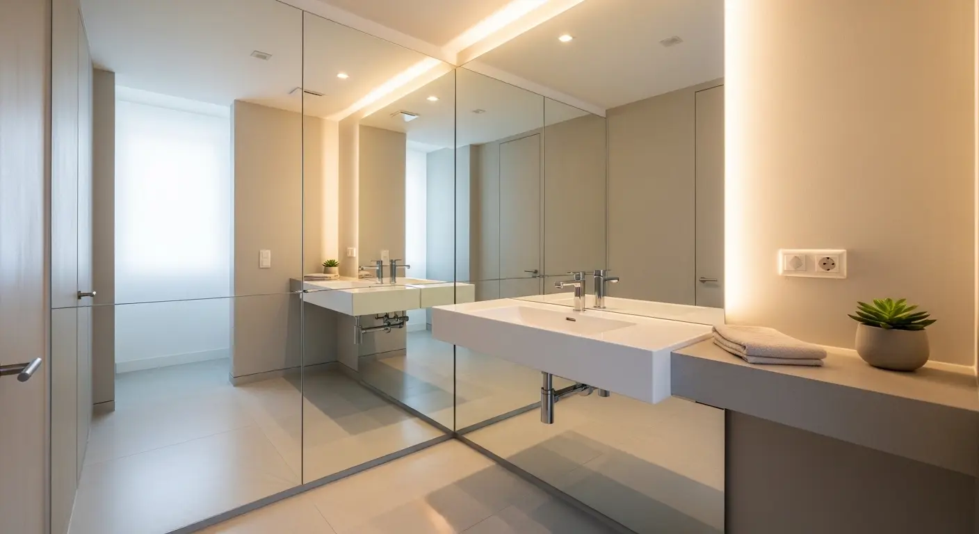 Large Mirror to Expand the Space