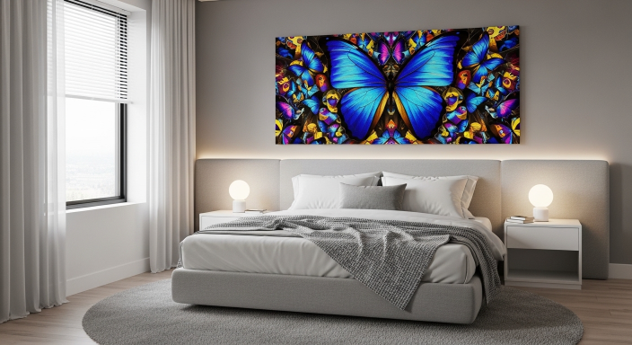 Large Statement Butterfly Piece