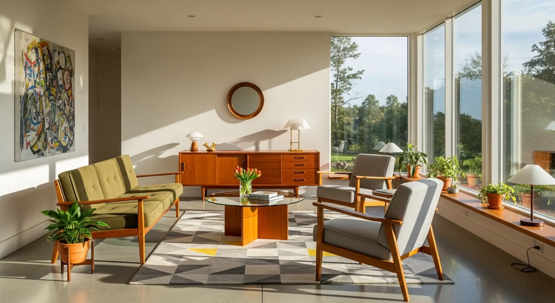 Large Windows and Natural Light