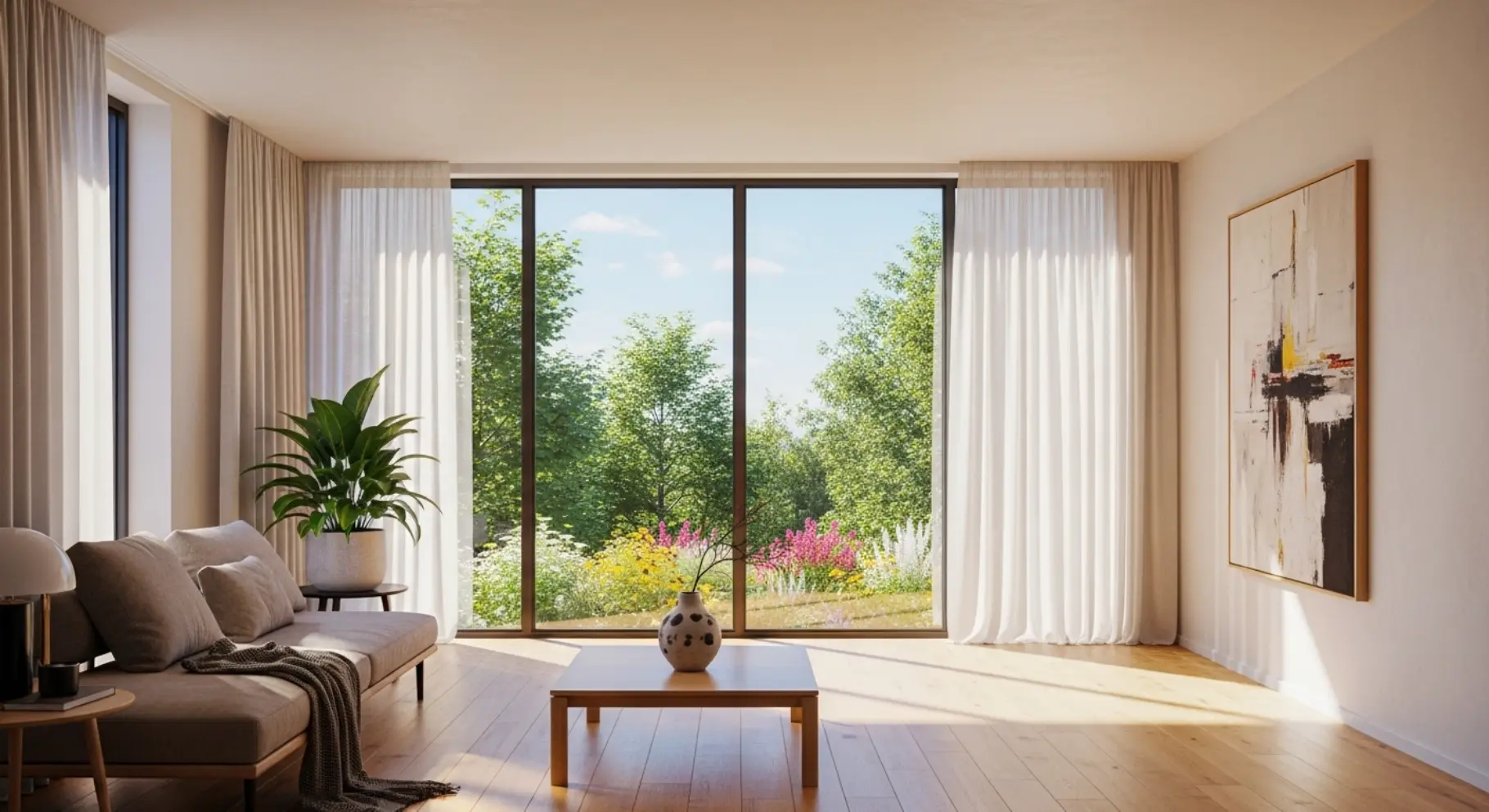 Large Windows and Open Views