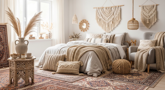 Layered Persian Rugs