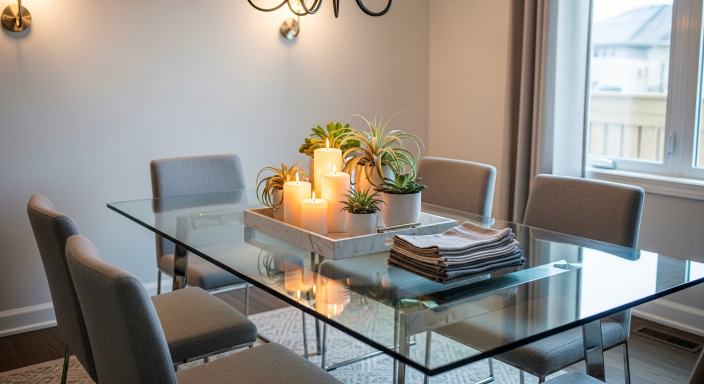 Layered Tray Decor Setup