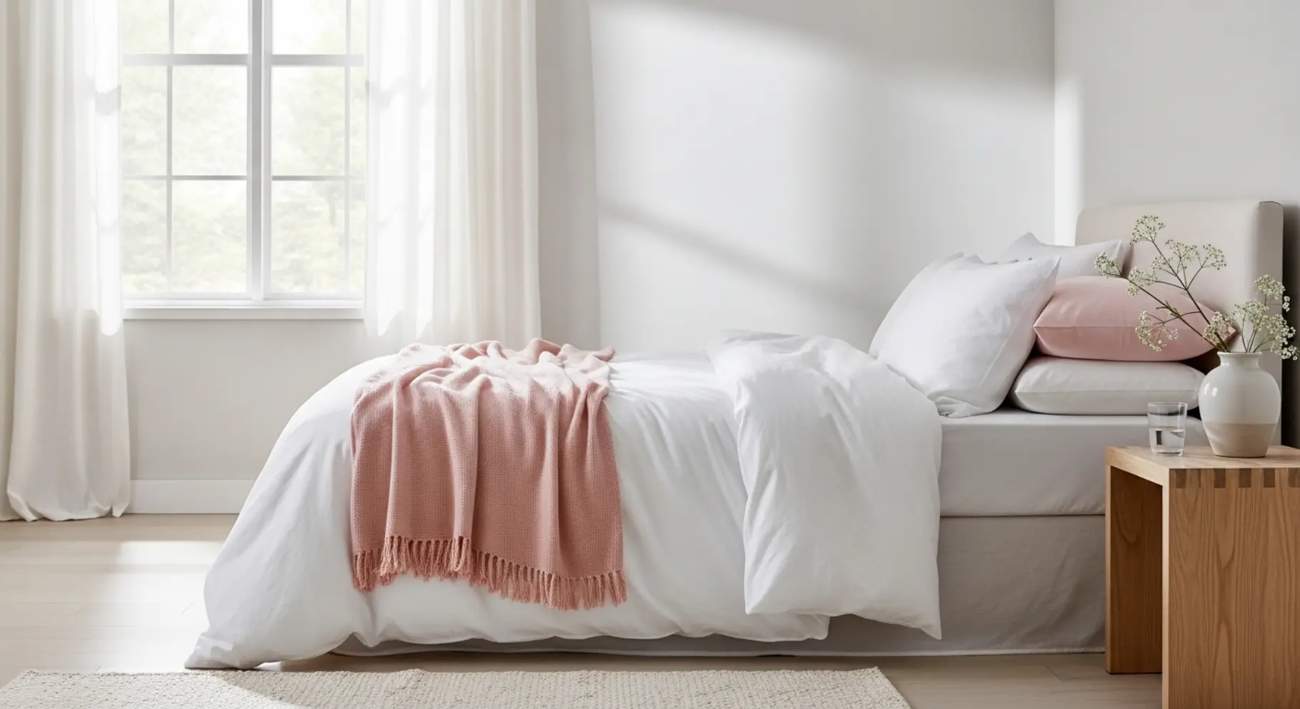 Light Bedding for Bedroom Refresh