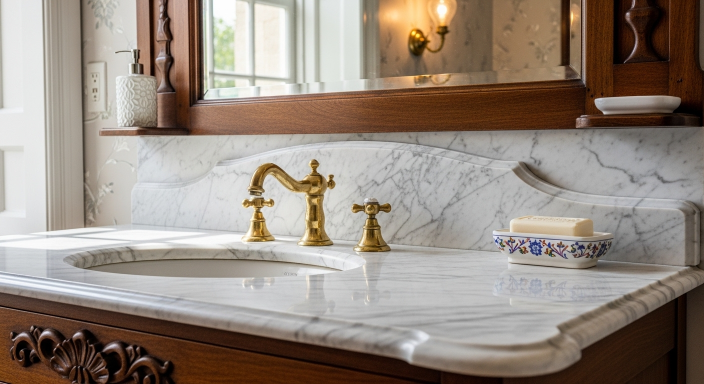 Marble Countertop Touch