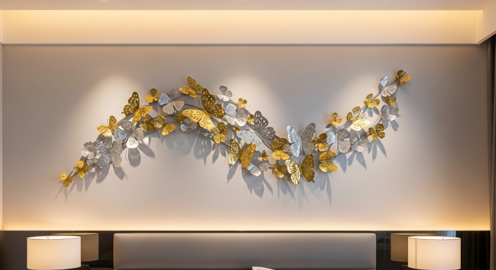 Metallic Butterfly Wall Decor