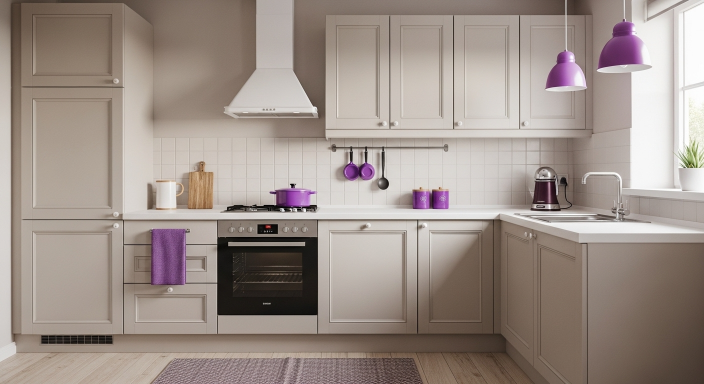 Minimal Purple Touches