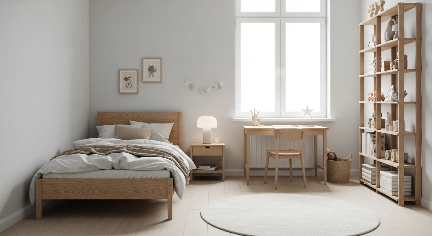 Minimal Scandinavian Kids Room