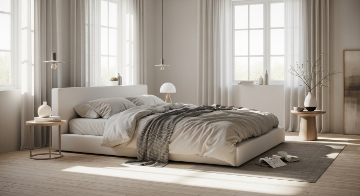 Minimalist Platform Bed