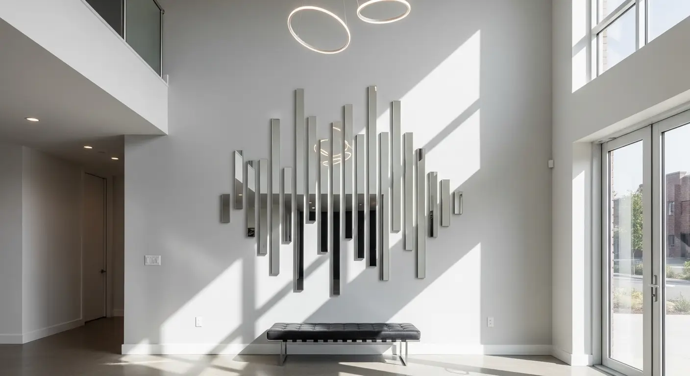 Mirror Strips Vertical Design