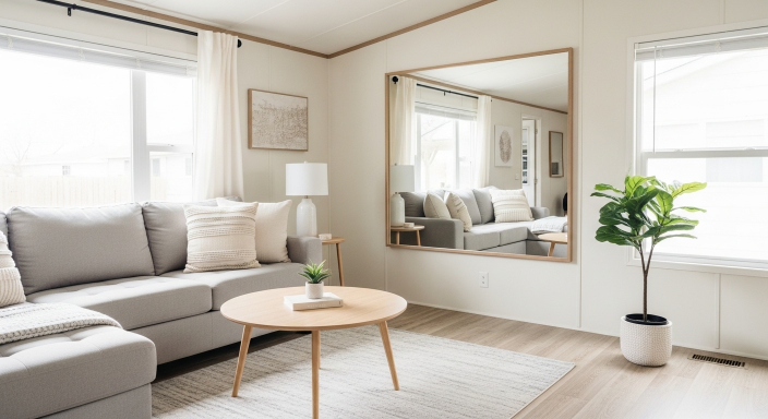 Mirrors to Expand Space