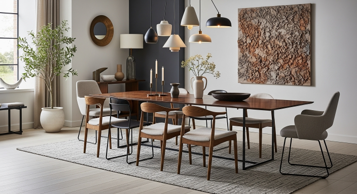 Mixed Chair Dining Table