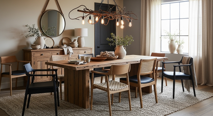 Mixed Wood Tones