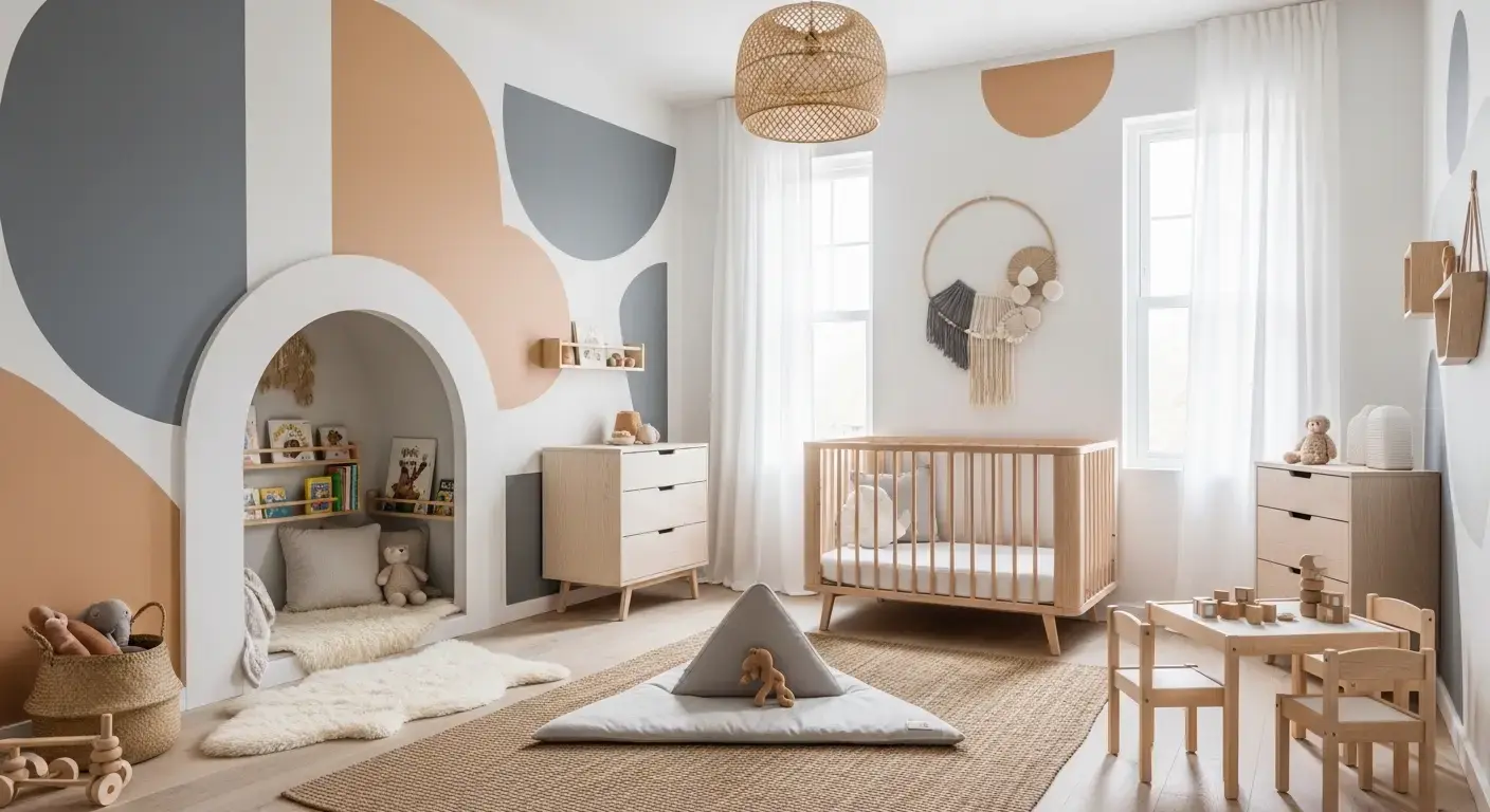 Modern Geometric Bedroom