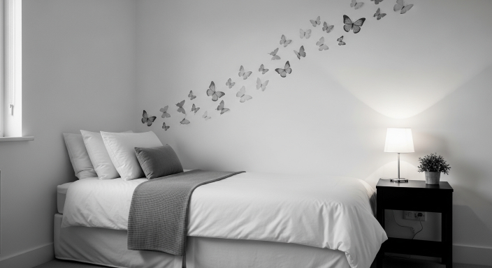 Monochrome Butterfly Theme