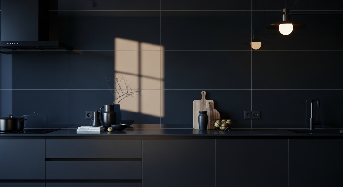 Moody Backsplash Tiles