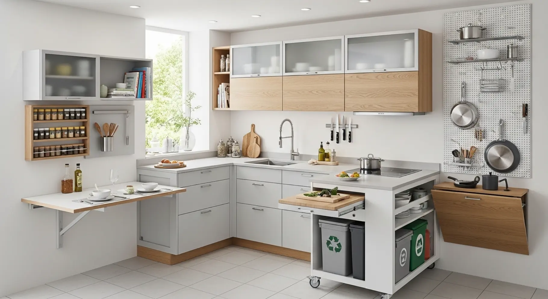 Multi-Functional Kitchen Layout