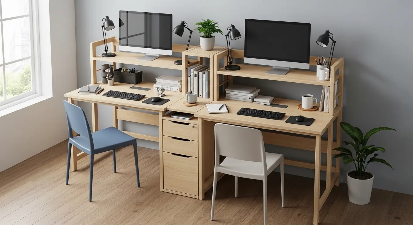 Multi-Level Desk Design