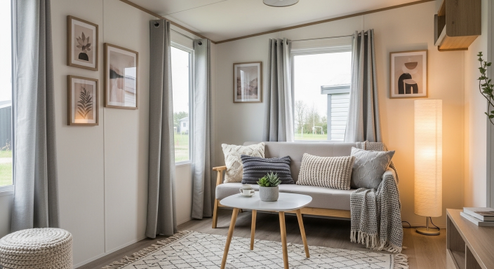 Neutral Curtains for Softness
