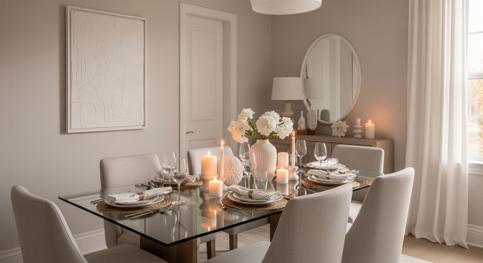 Neutral Tone Decor Setup
