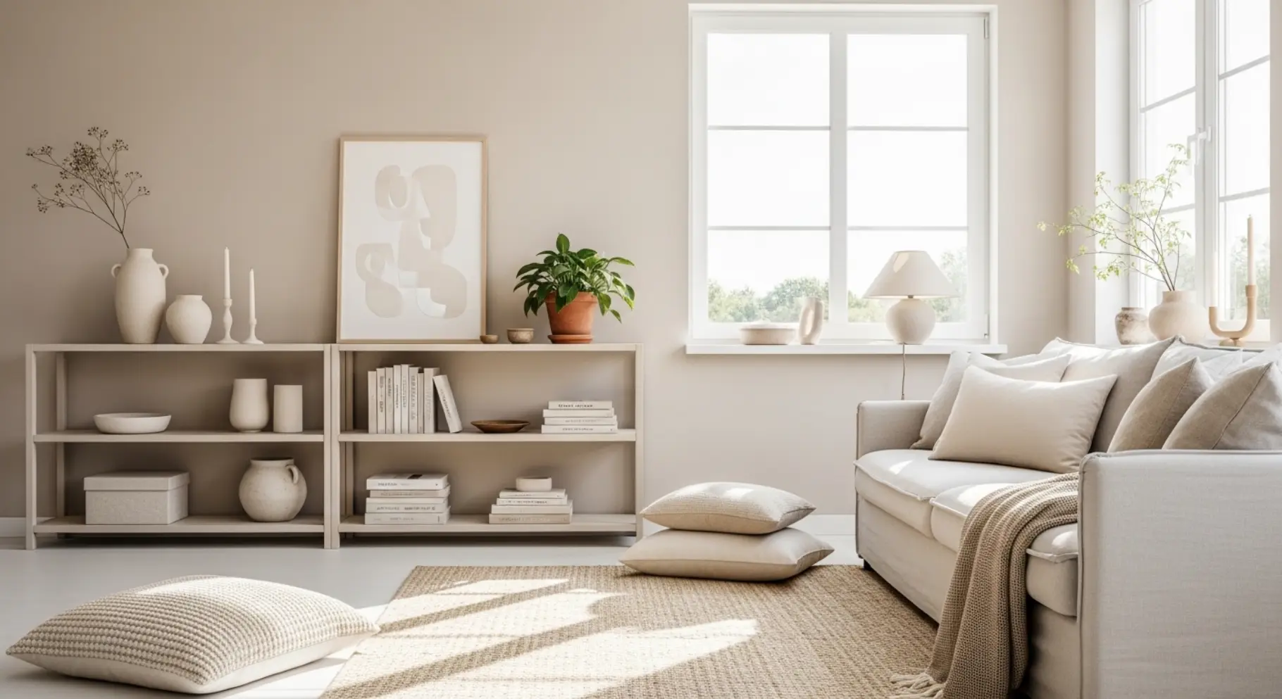 Open Shelf Minimal Styling