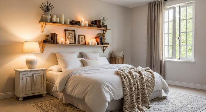 Open Shelving with Decor