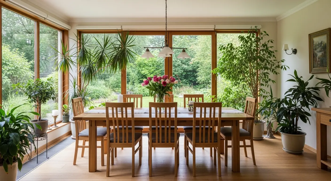 Outdoor Inspired Dining Room