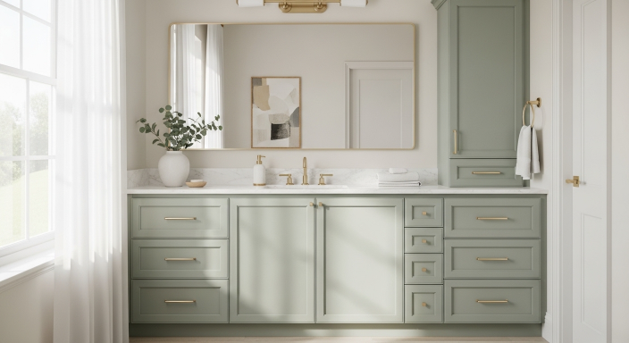 Painted Cabinet Makeover