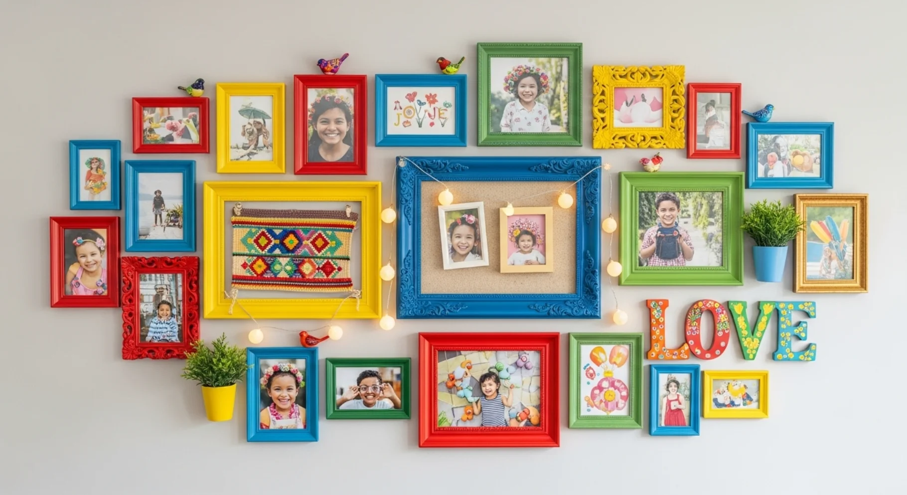 Painted Photo Frames