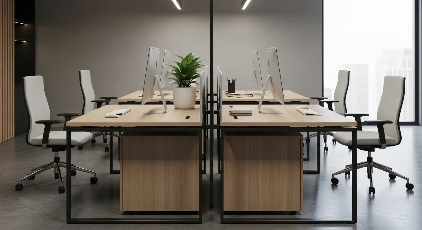 Parallel Desk Layout