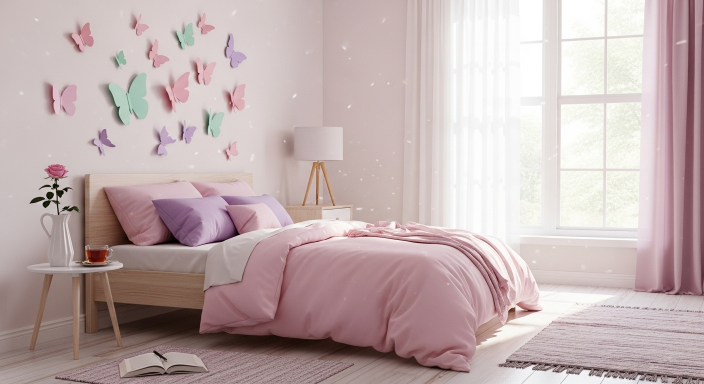 Pastel Butterfly Decor Theme