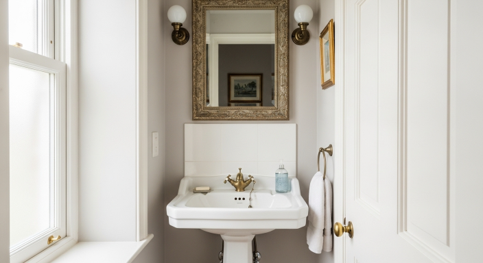 Pedestal Sink Simplicity