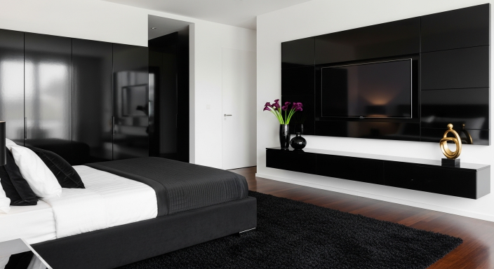 Purple and Black Modern Style