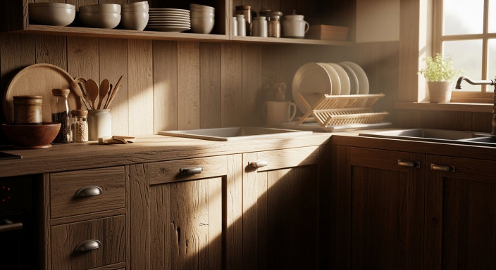 Reclaimed Wood Cabinets