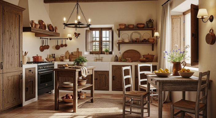 Rustic Wooden Cabinets